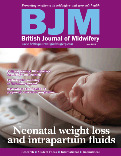 British Journal Of Midwifery 6